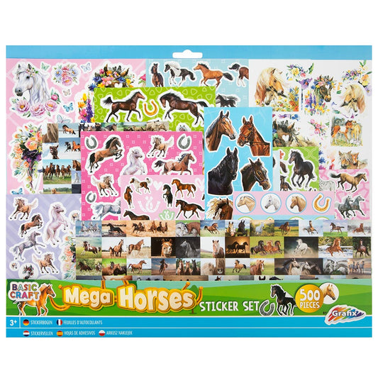 Mega Sticker Set Pferde