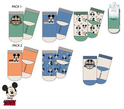 Socken 3er Set Mickey Maus