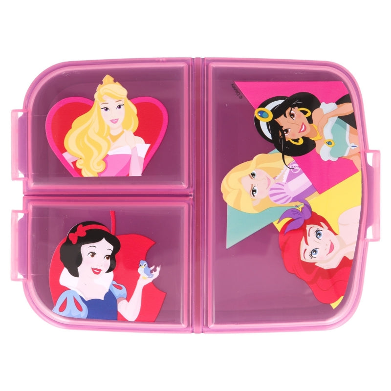 Brotdose mit 3 Fächern Disney Prinzessinnen
